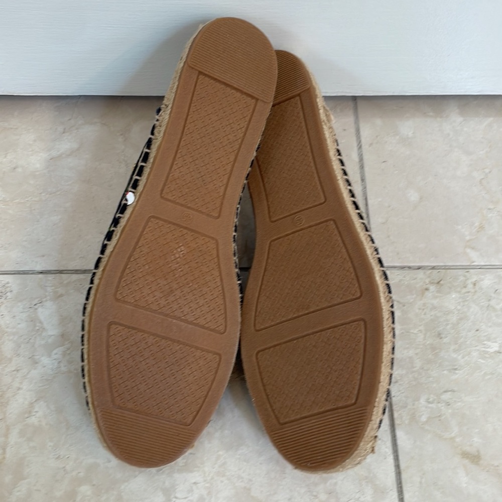 TORY BURCH - NAVY SLIDE ESPADRILLES - Picture 6 of 7